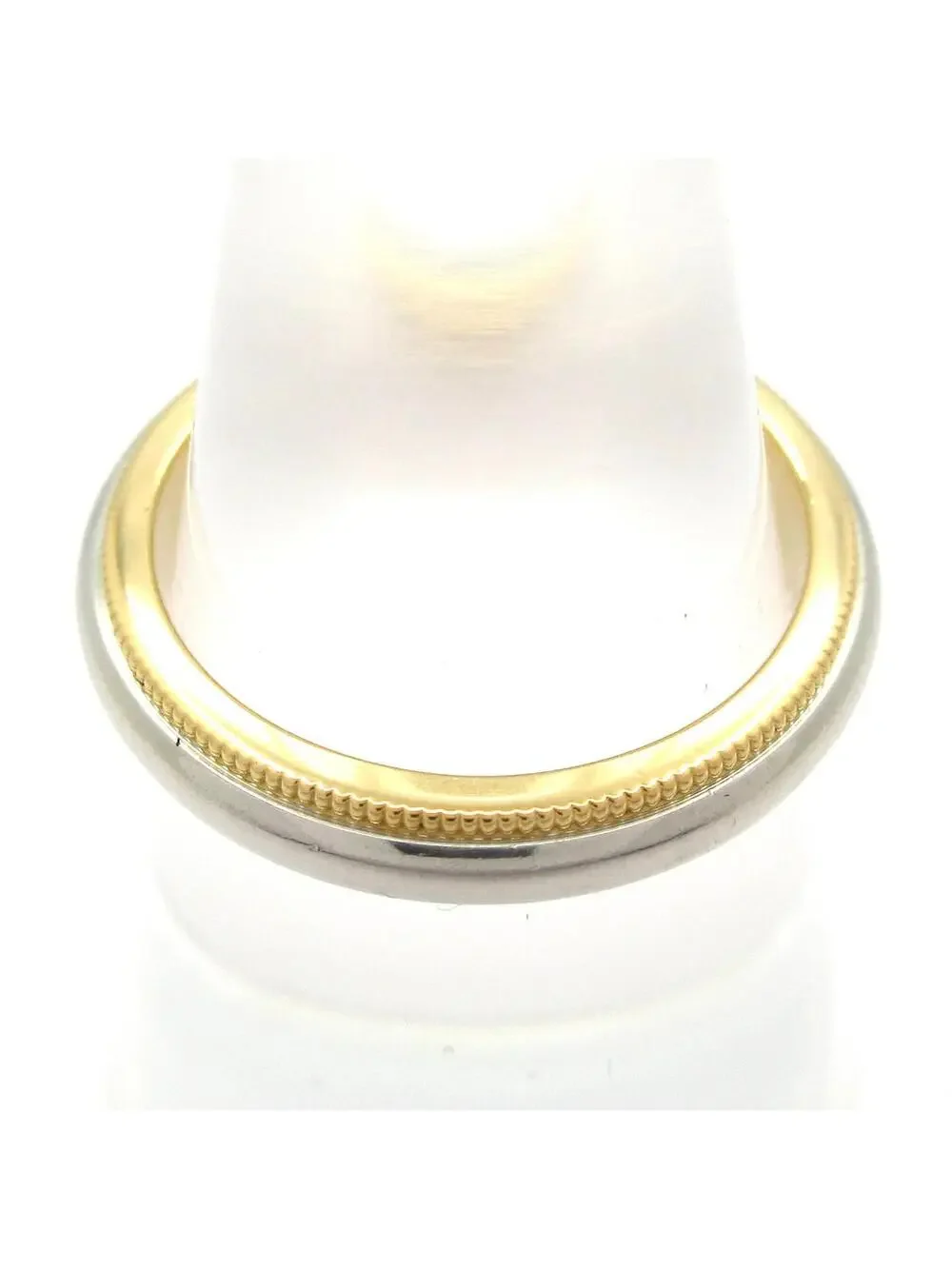 Tiffany&Co. Milgrain Band Ring 18K #298258T15B